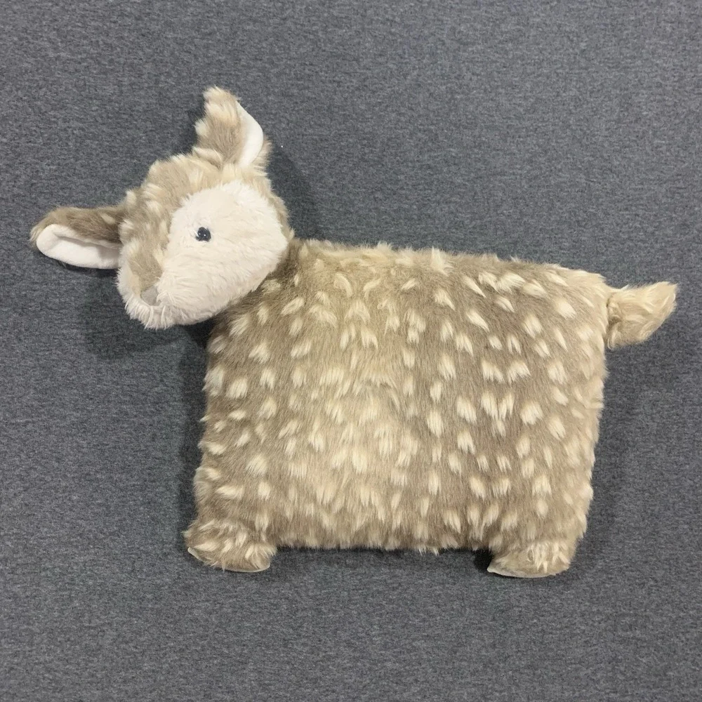 Pottery Barn Kids Pillow Fawn Deer Plush Animal Woodland (15x11) 2018